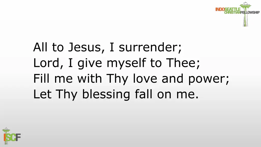 all to jesus i surrender lord i give myself