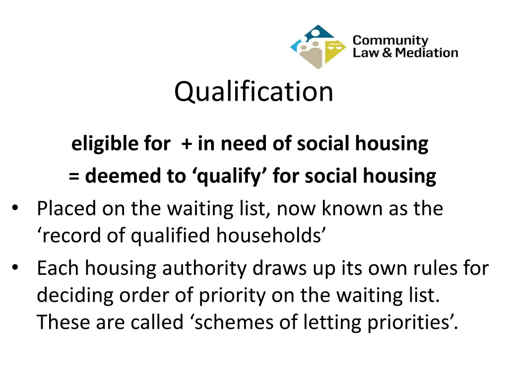 qualification