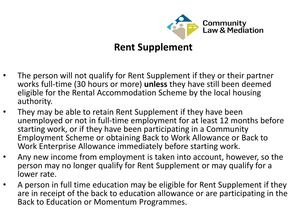 rent supplement 2