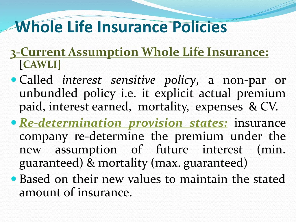 whole life insurance policies 4