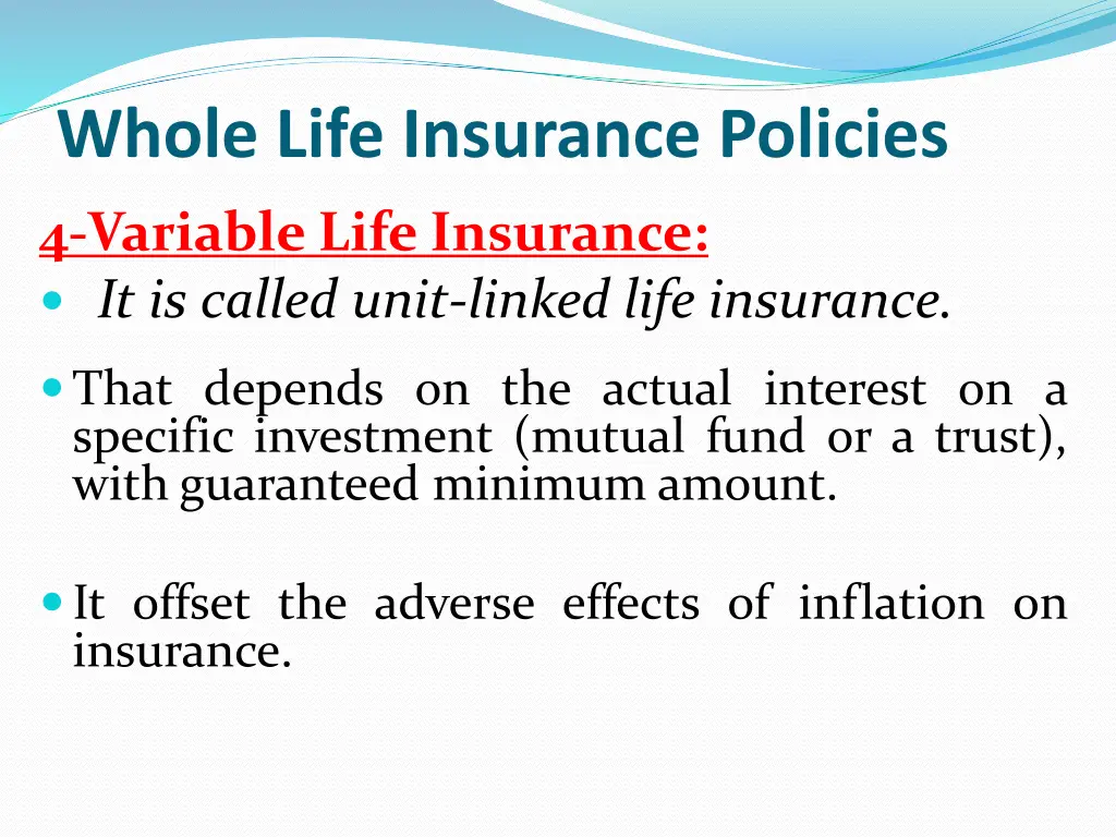 whole life insurance policies 6
