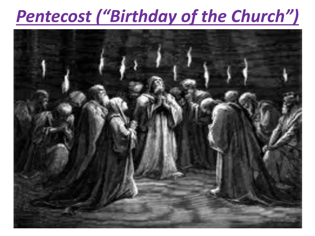 pentecost birthday of the church