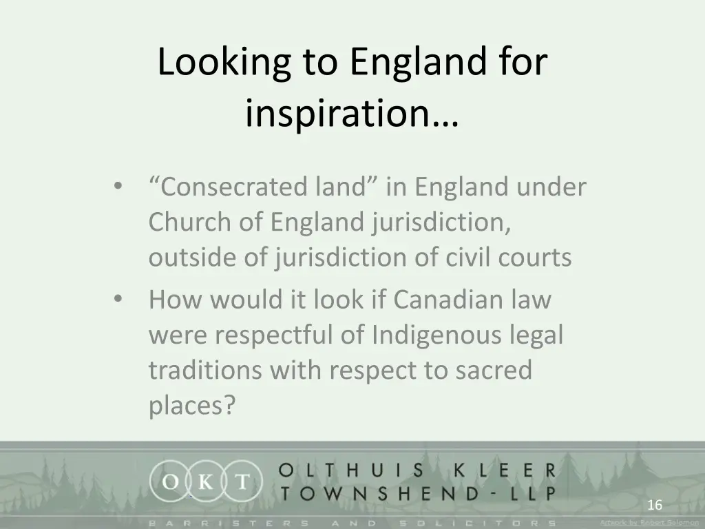 looking to england for inspiration