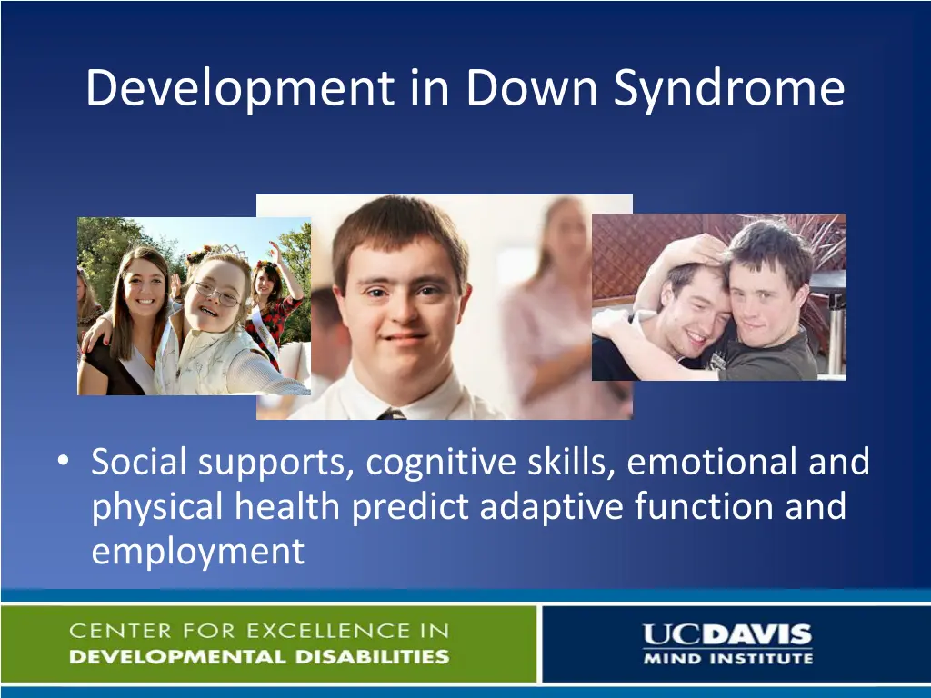 development in down syndrome 1