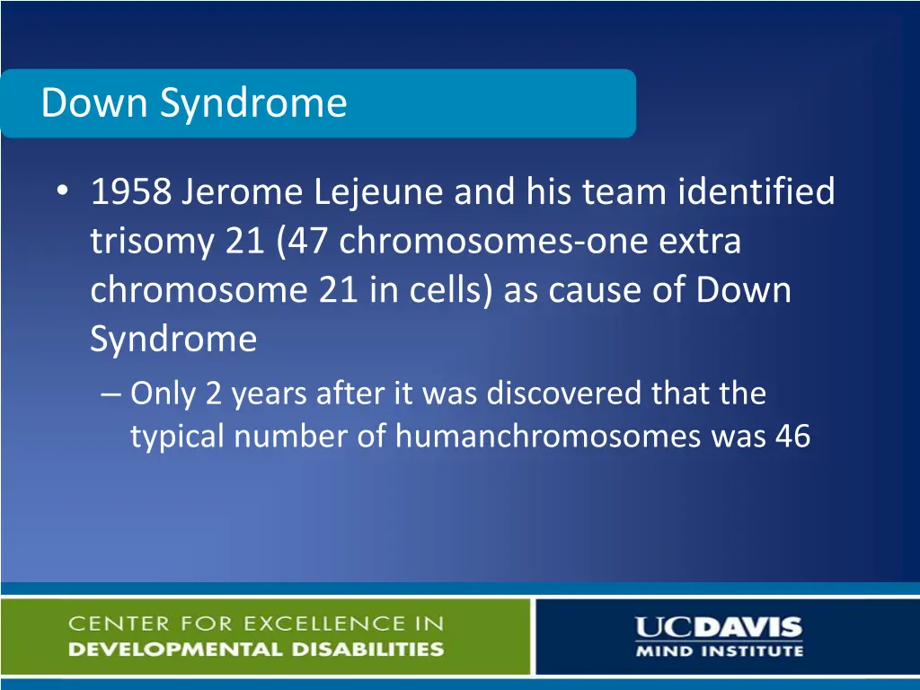 down syndrome 1