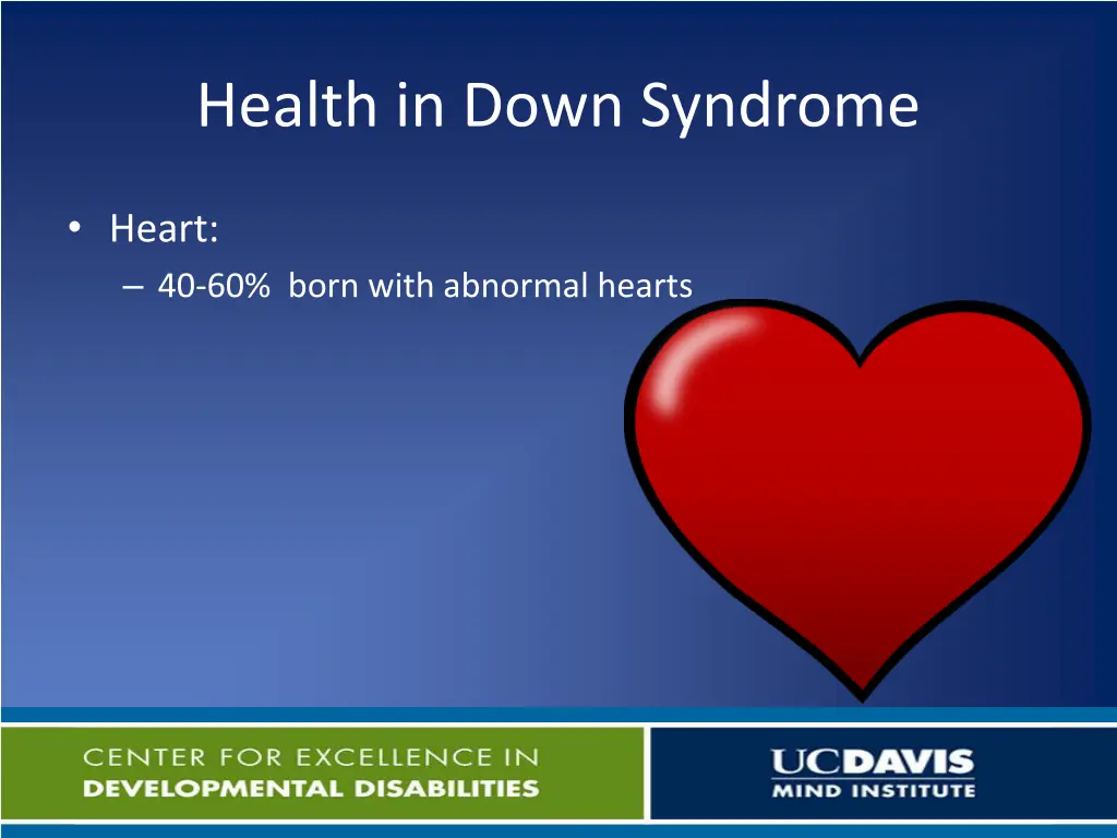 health in down syndrome