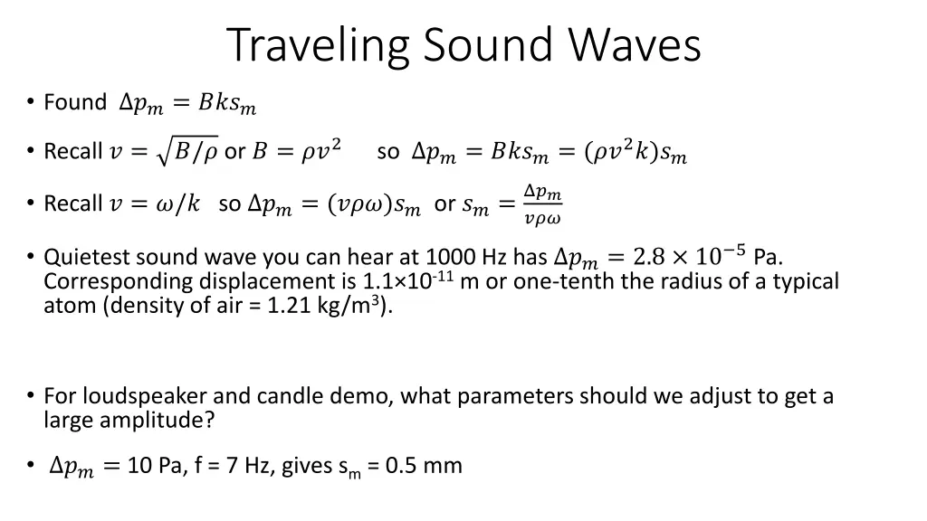 traveling sound waves 2