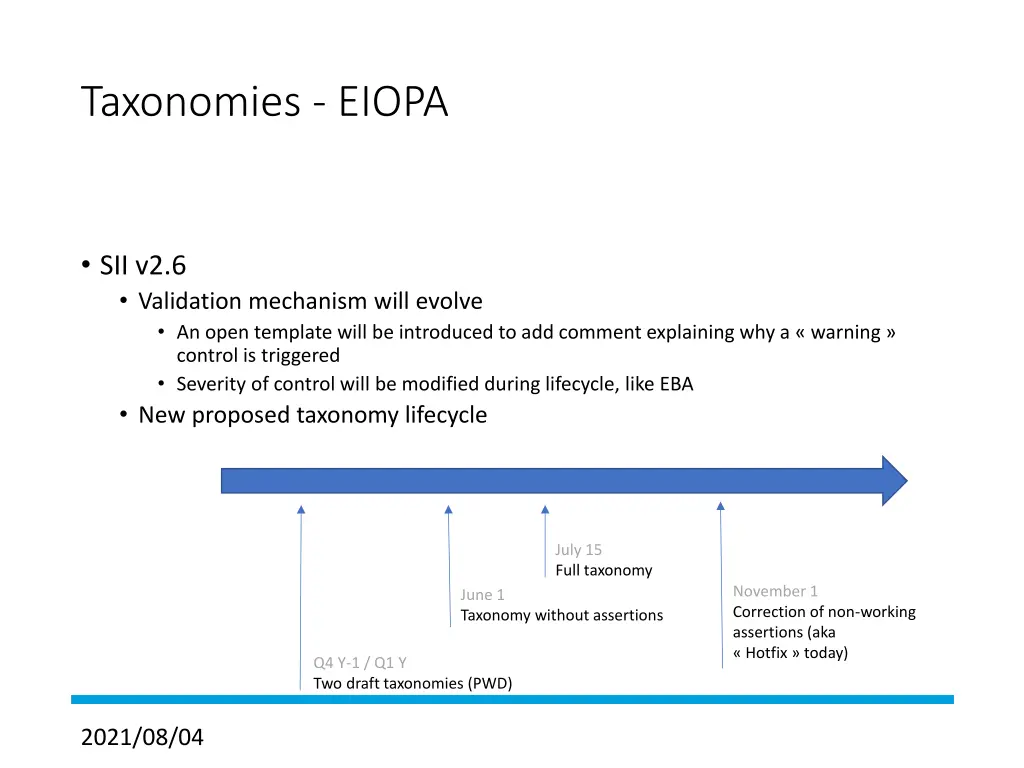 taxonomies eiopa 5