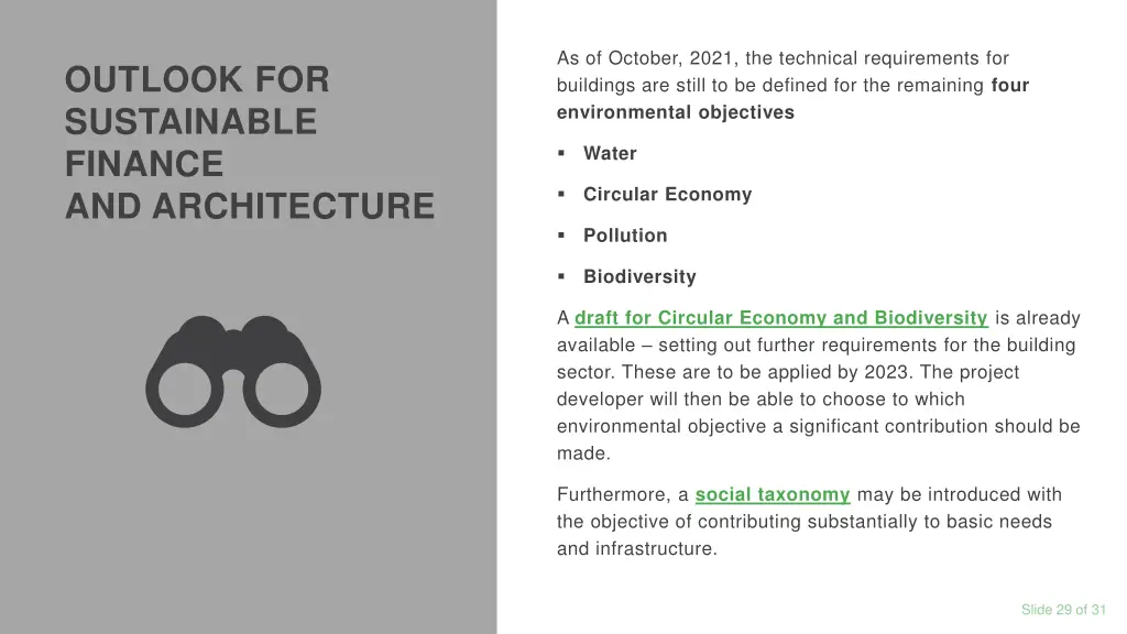 as of october 2021 the technical requirements