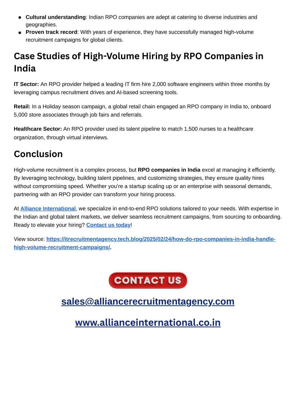 cultural understanding indian rpo companies