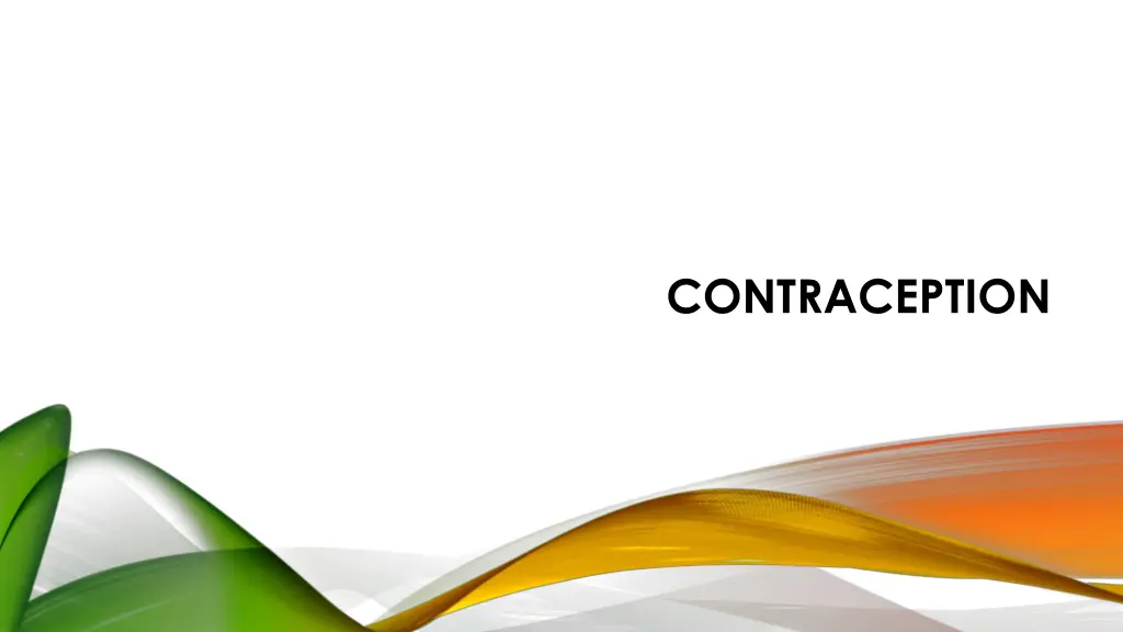 contraception