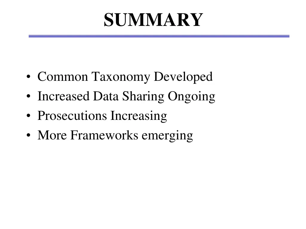 summary