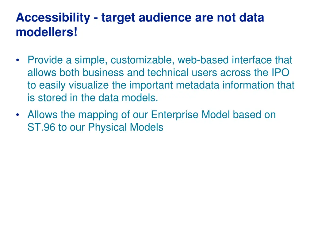 accessibility target audience are not data