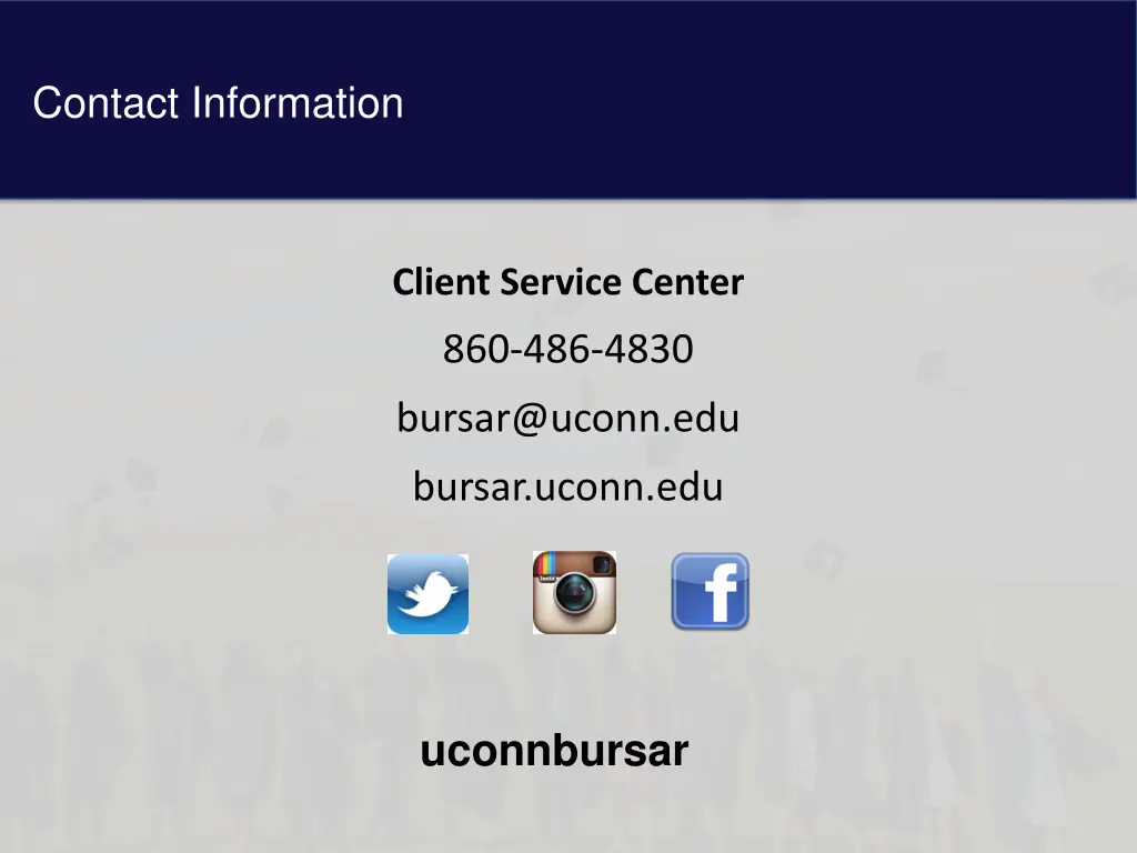 contact information