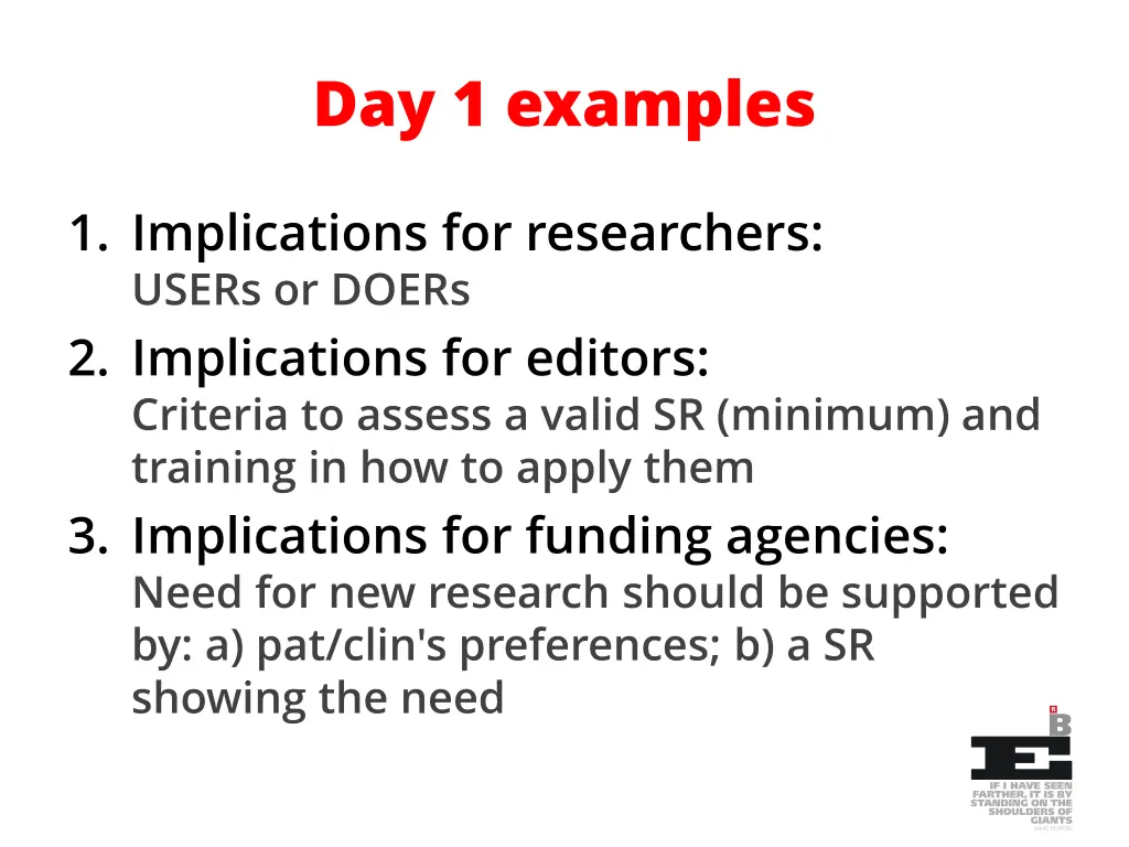 day 1 examples