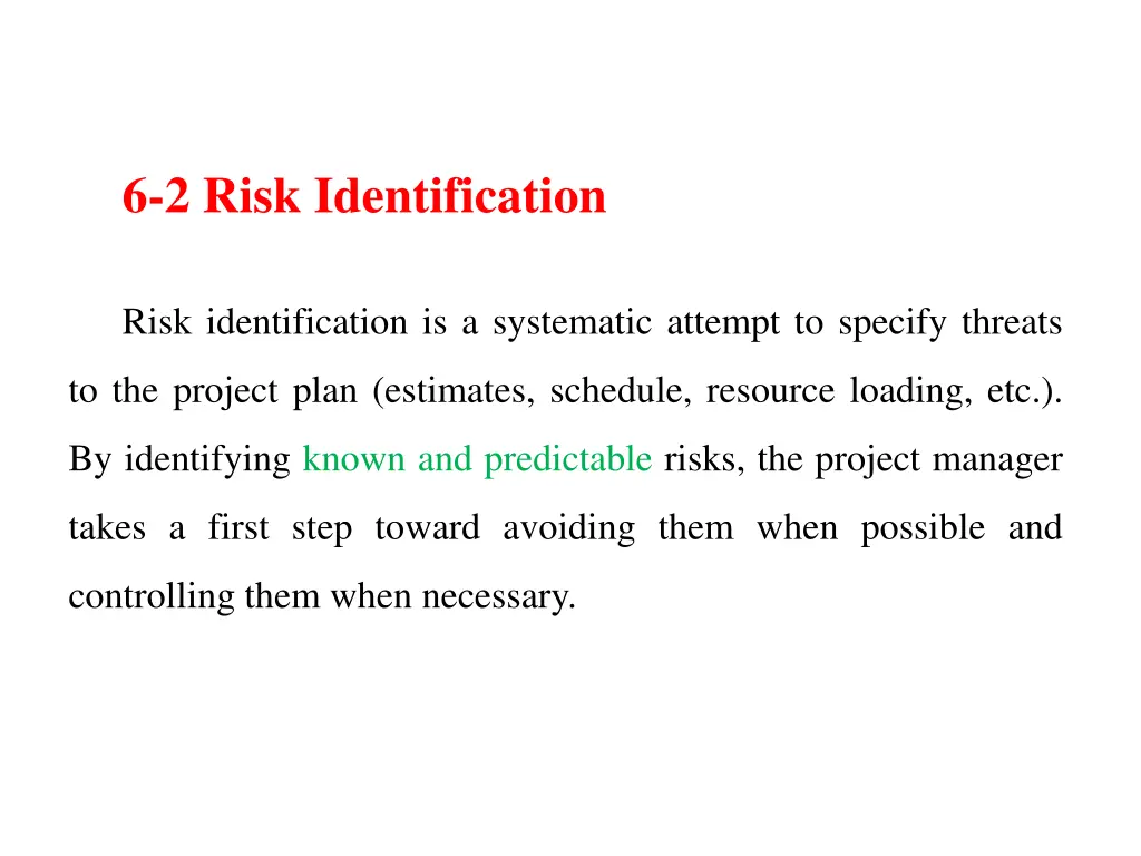 6 2 risk identification