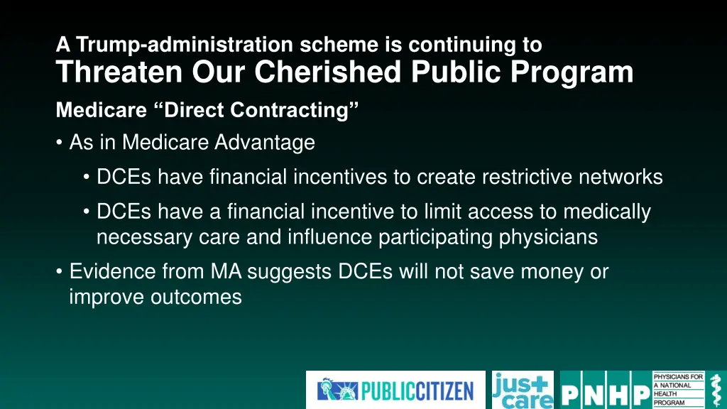 a trump administration scheme is continuing 1
