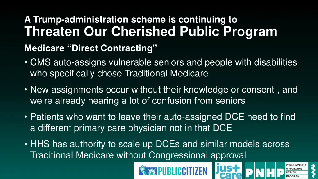 a trump administration scheme is continuing 2