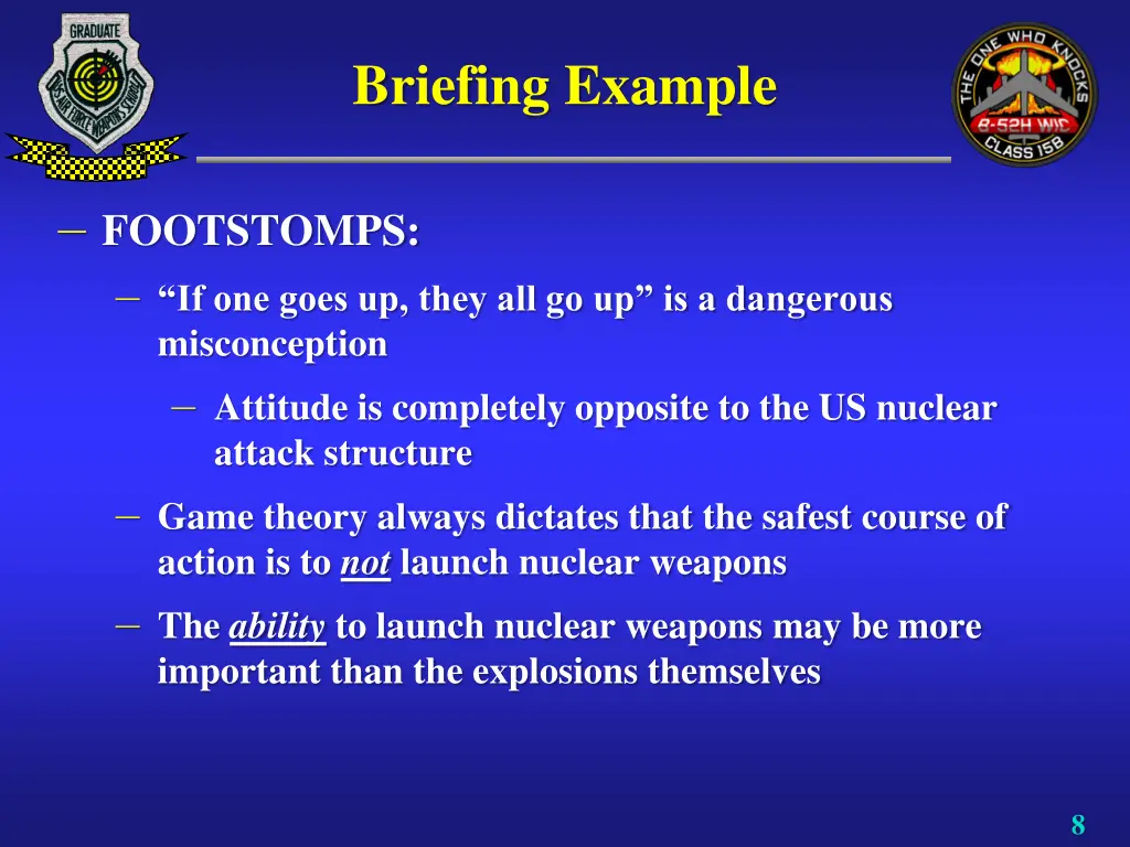 briefing example