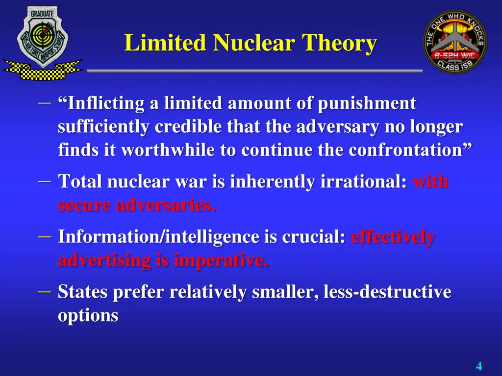 limited nuclear theory