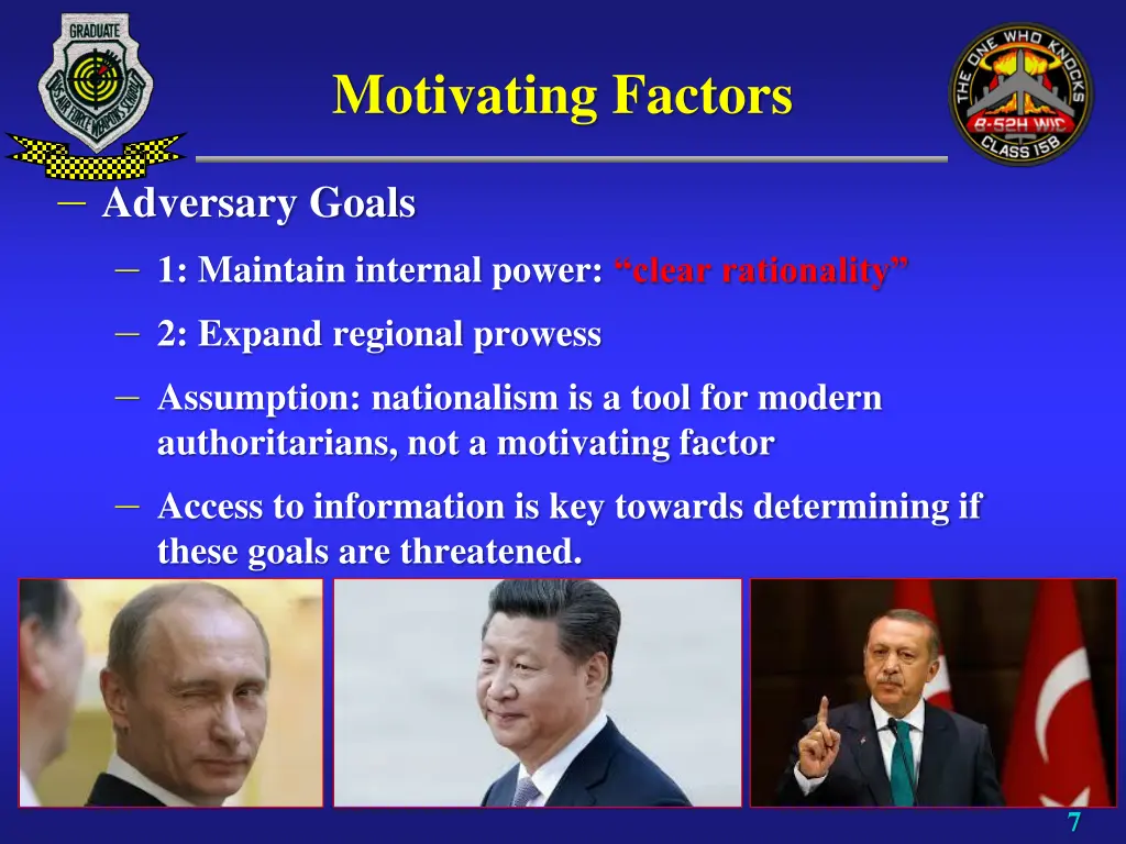 motivating factors
