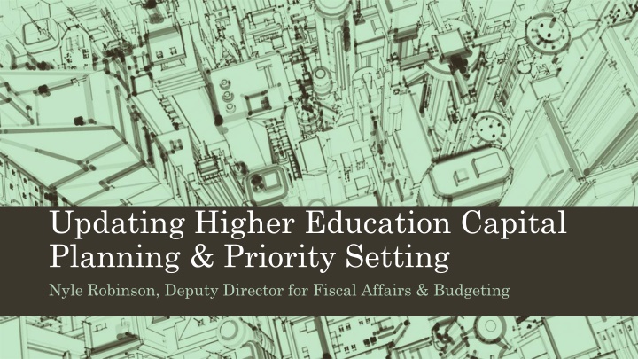 updating higher education capital planning