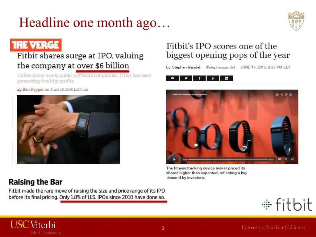 headline one month ago