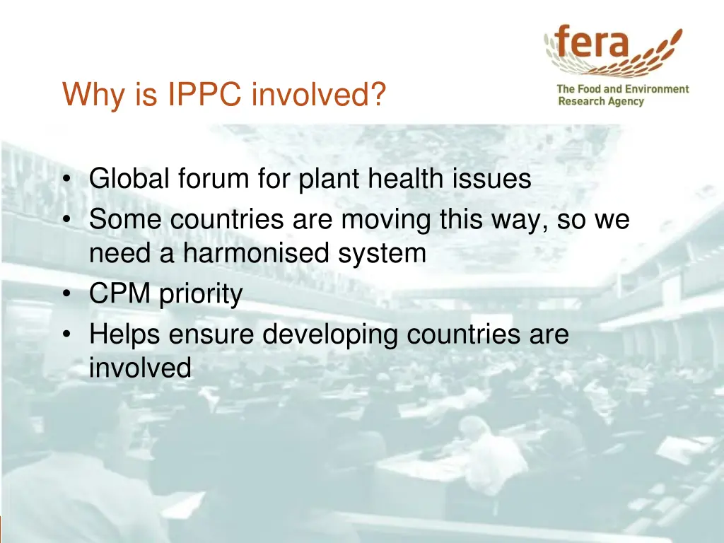 why is ippc involved