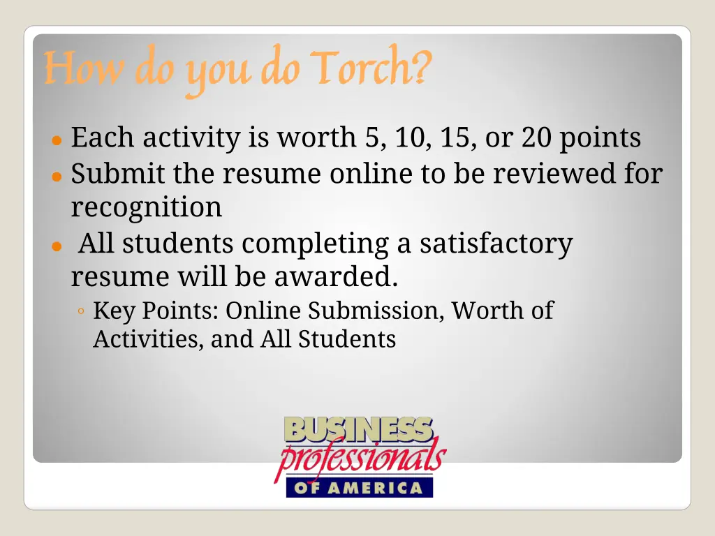 how do you do torch
