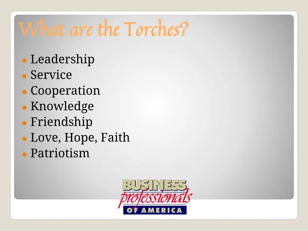 what are the torches