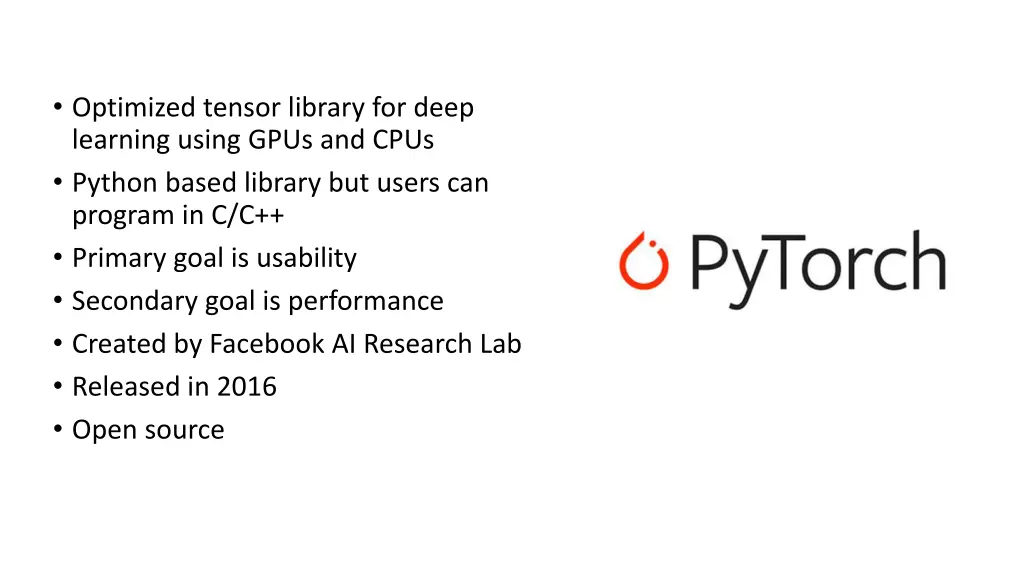 optimized tensor library for deep learning using