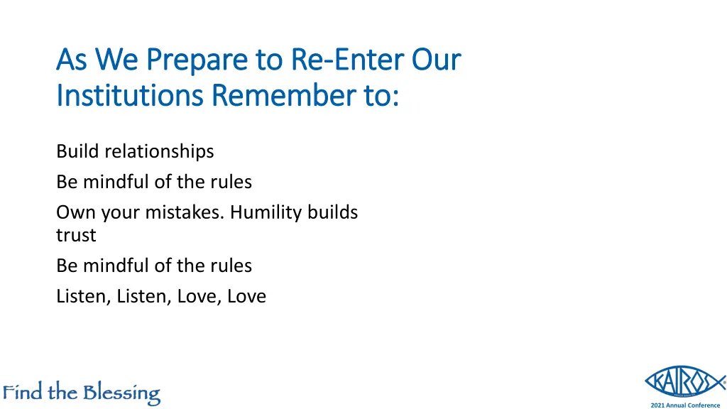 as we prepare to re as we prepare to re enter