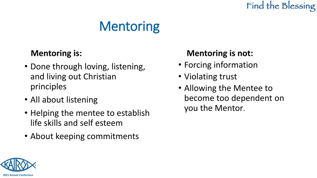 mentoring mentoring