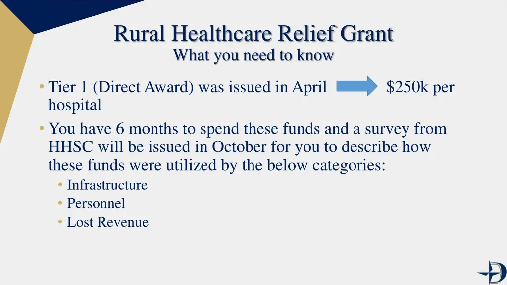 rural healthcare relief grant what you need 1