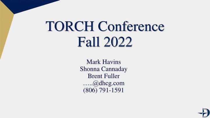 torch conference fall 2022