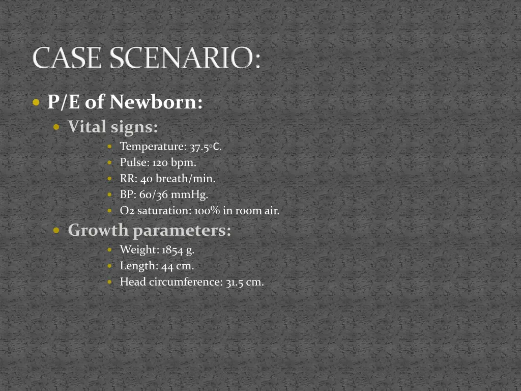 case scenario 3
