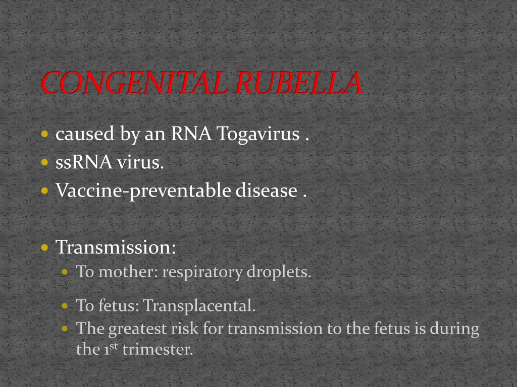 congenital rubella