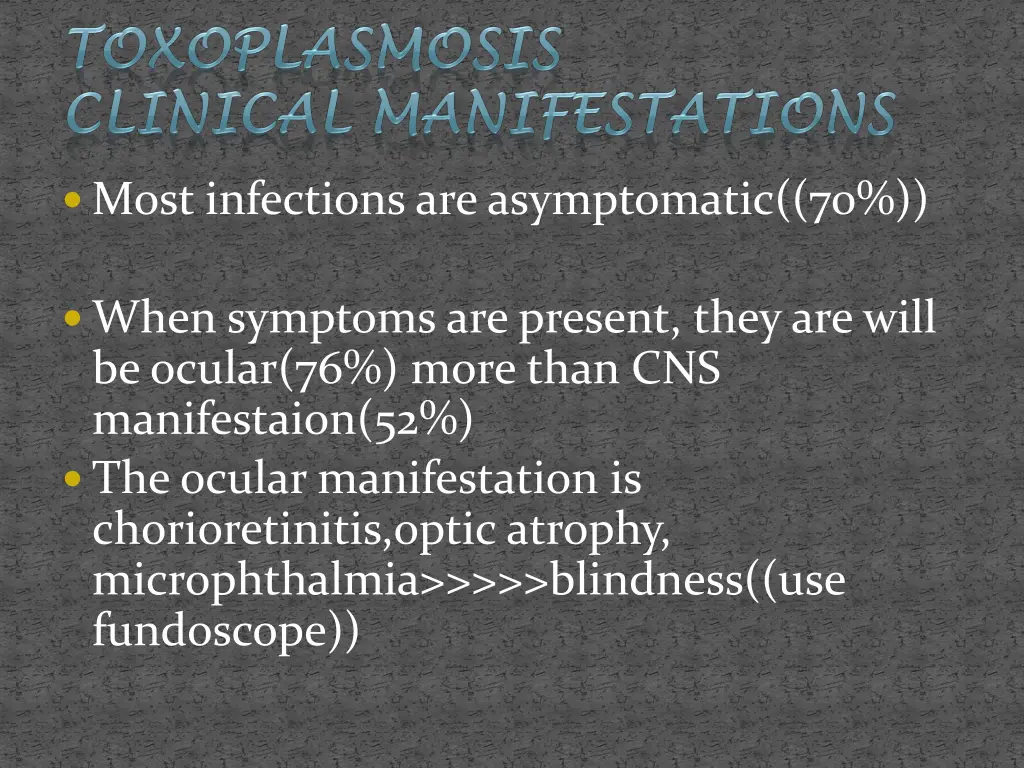 most infections are asymptomatic 70