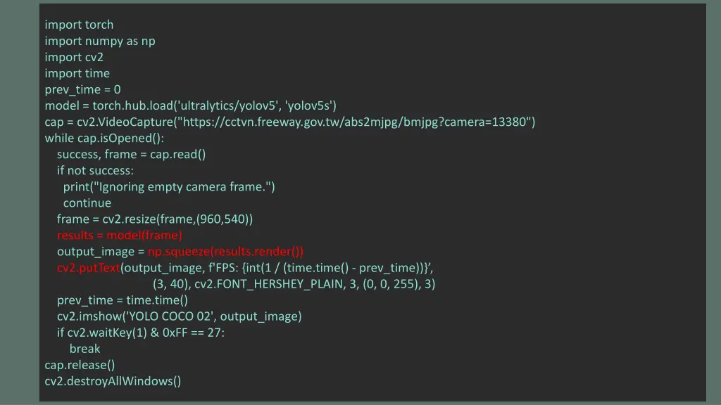 import torch import numpy as np import cv2 import