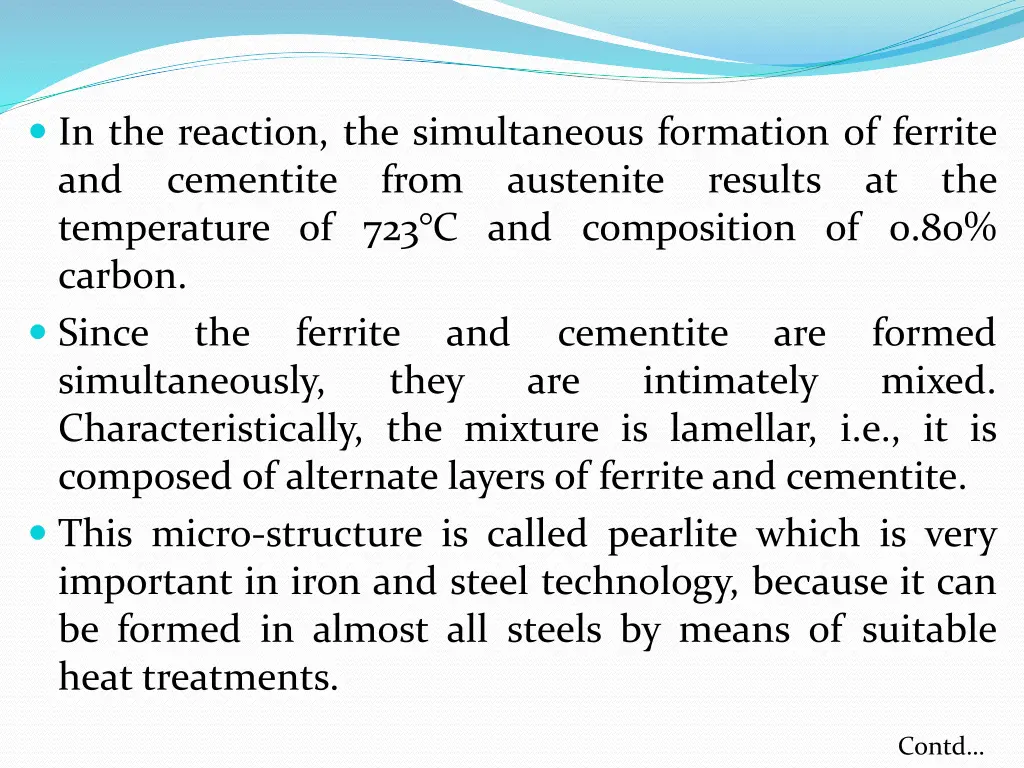 in the reaction the simultaneous formation