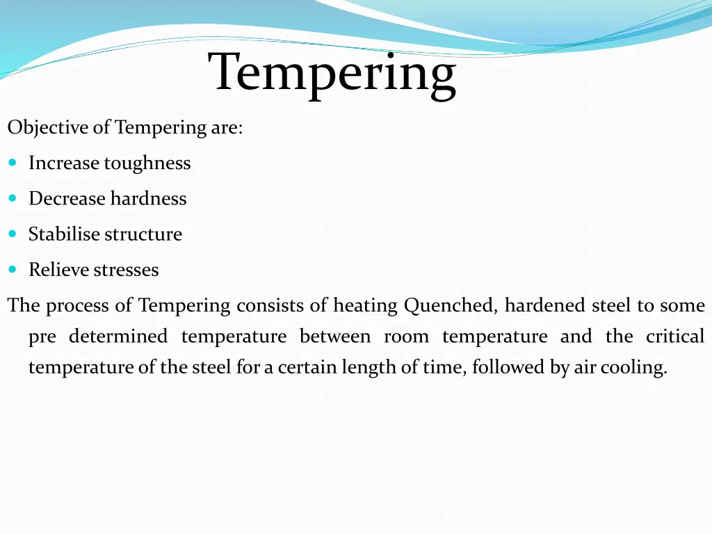 tempering 1