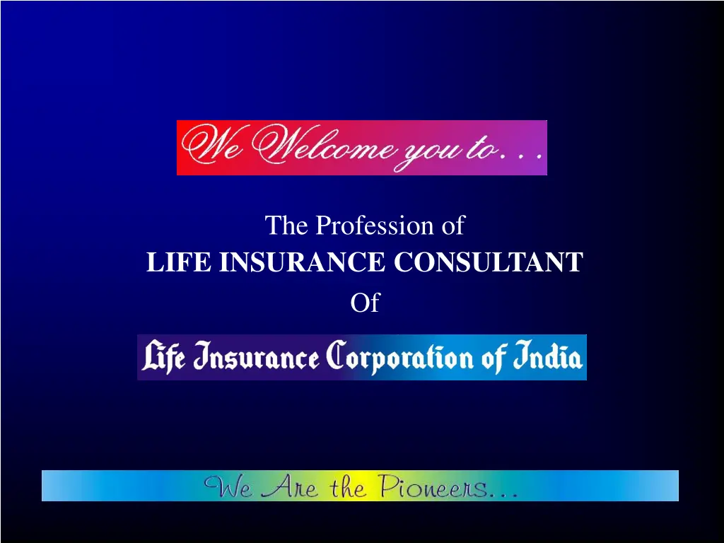 the profession of