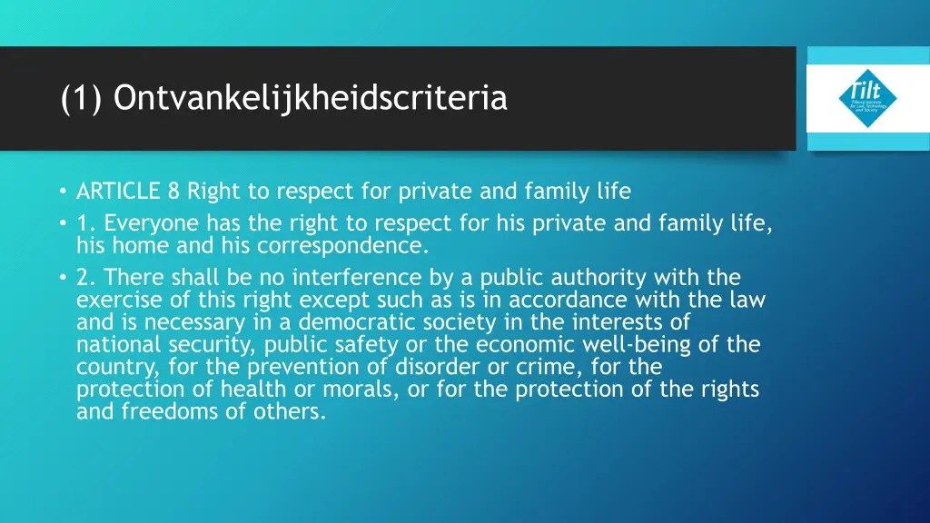 1 ontvankelijkheidscriteria 4