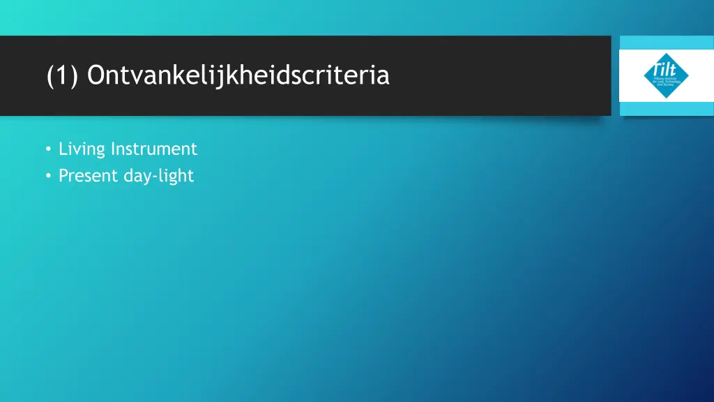 1 ontvankelijkheidscriteria 5