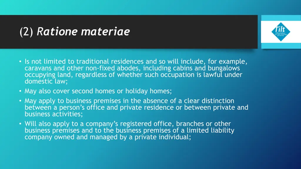 2 r atione materiae 10