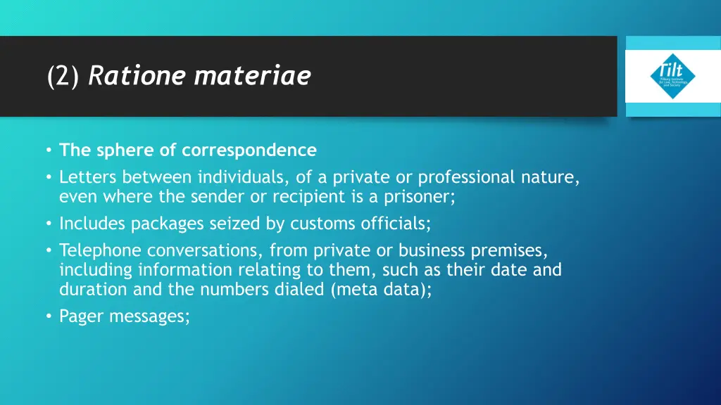 2 r atione materiae 11