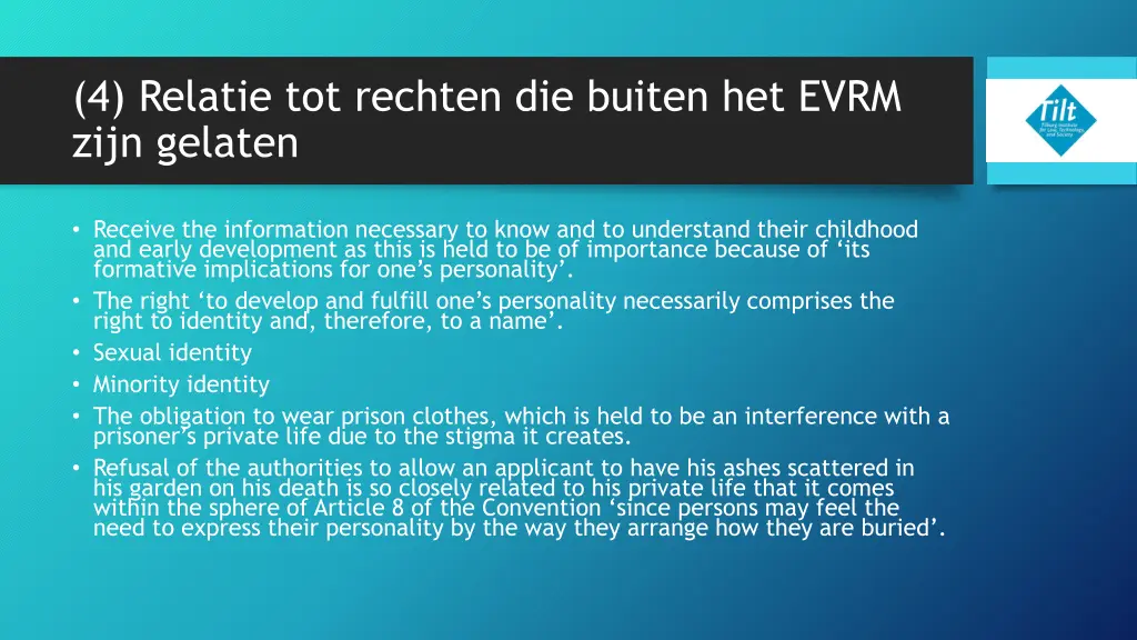 4 relatie tot rechten die buiten het evrm zijn 4