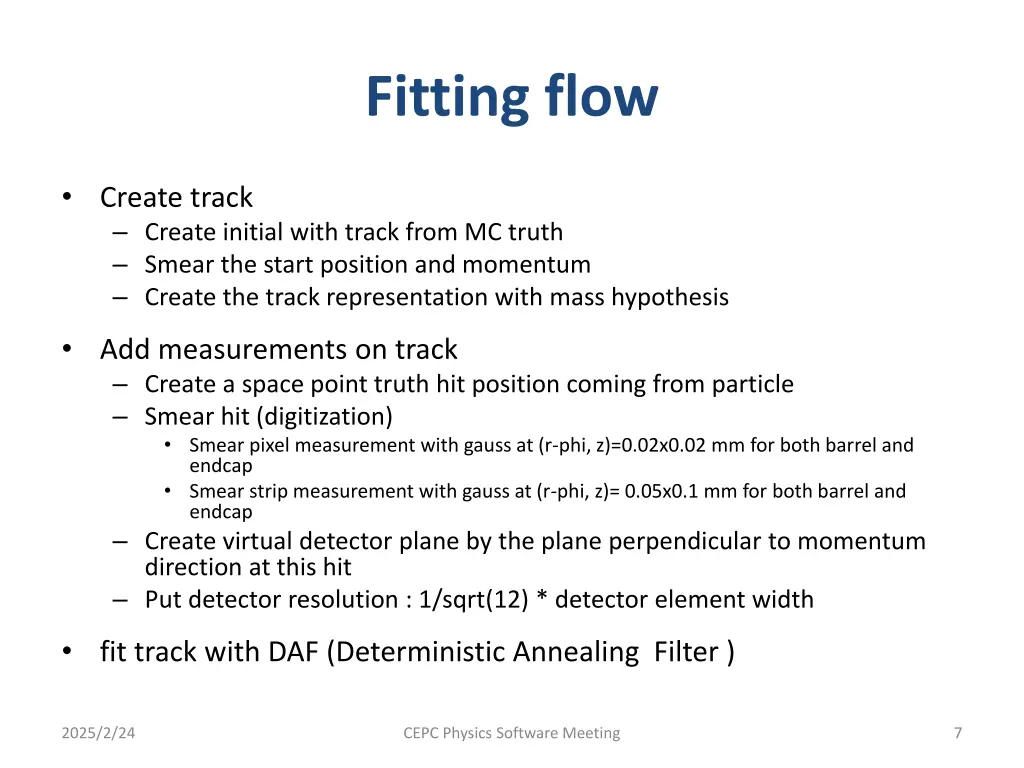 fitting flow