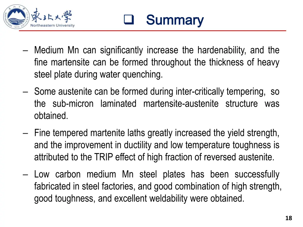 summary summary