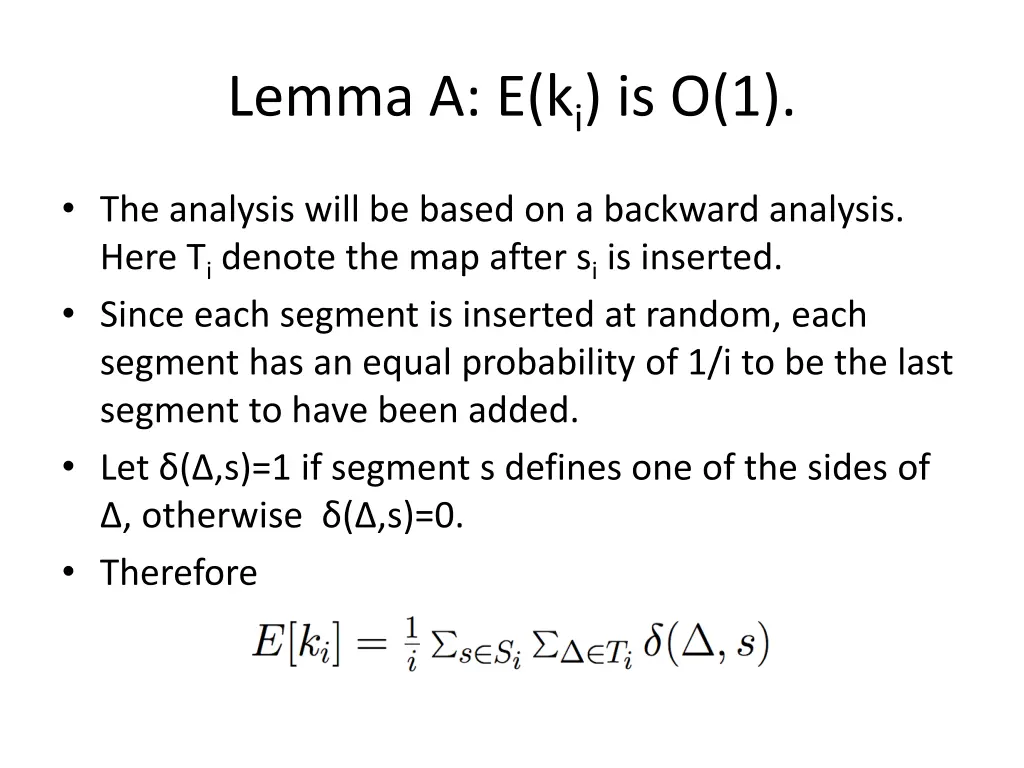 lemma a e k i is o 1